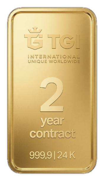 TGI Goldbarren 2 Jahre